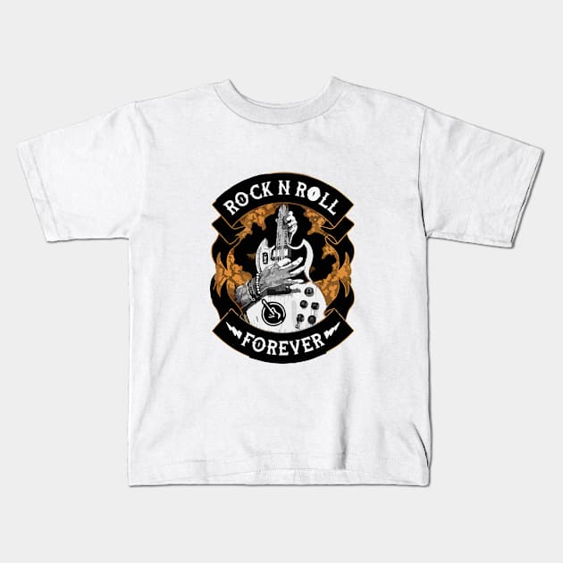 rock n roll Kids T-Shirt by JackRendang